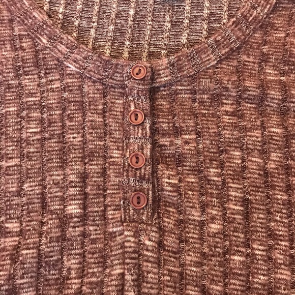 Rue21 Purple Knit Long-Sleeve Sweater with Buttons - Picture 3 of 5